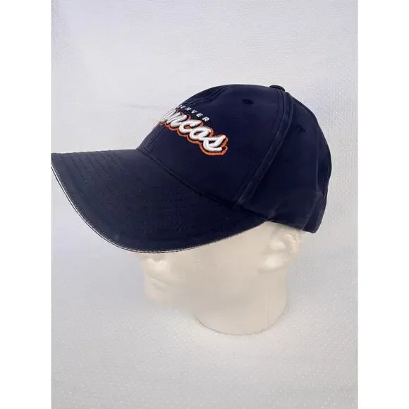 Vintage Denver Broncos NFL Hat One-Size Blue w/ Embroidered Title. Baseball Cap - Picture 3 of 7